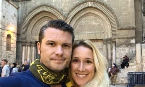 how many times has pete hegseth been married|who is pete hegseth wife.